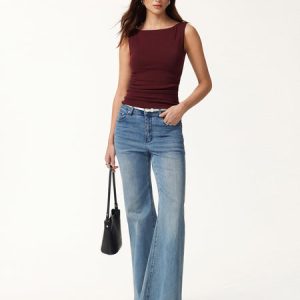 Boat Neck Bra Tank Top