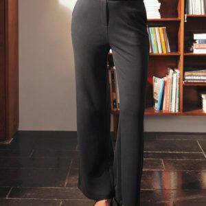 TravelEase Lyocell Spacer High-Rise Wide Leg Pants with Pockets