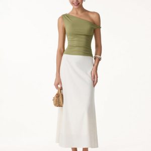 CoolTouch Asymmetrical Shoulder Bra Top