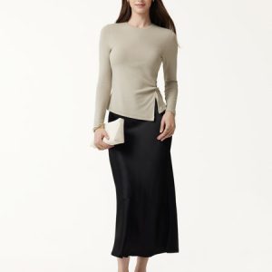 Eco-Mousse® Round Neck Long Sleeve Bra Top