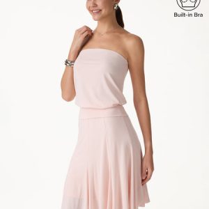 Lyocell Bandeau Banded Hem Bra Top