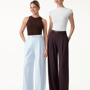 Stretchy Flowy High Rise Wide Leg The Success Pants
