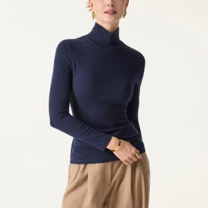 LiteWarm Turtleneck Long Sleeve Bra Top