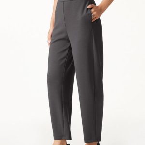 Petite TravelEase High-Rise Ankled Barrel Pants with Pockets